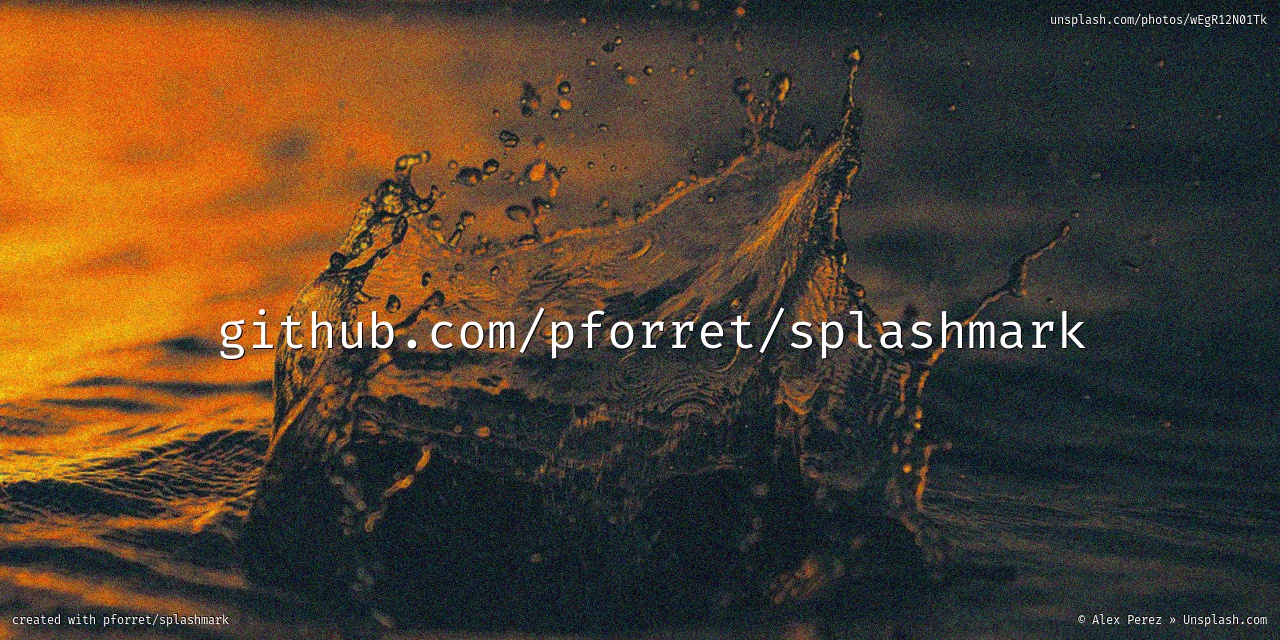 Splashmark: easy Unsplash image markup on the command line (bashew)