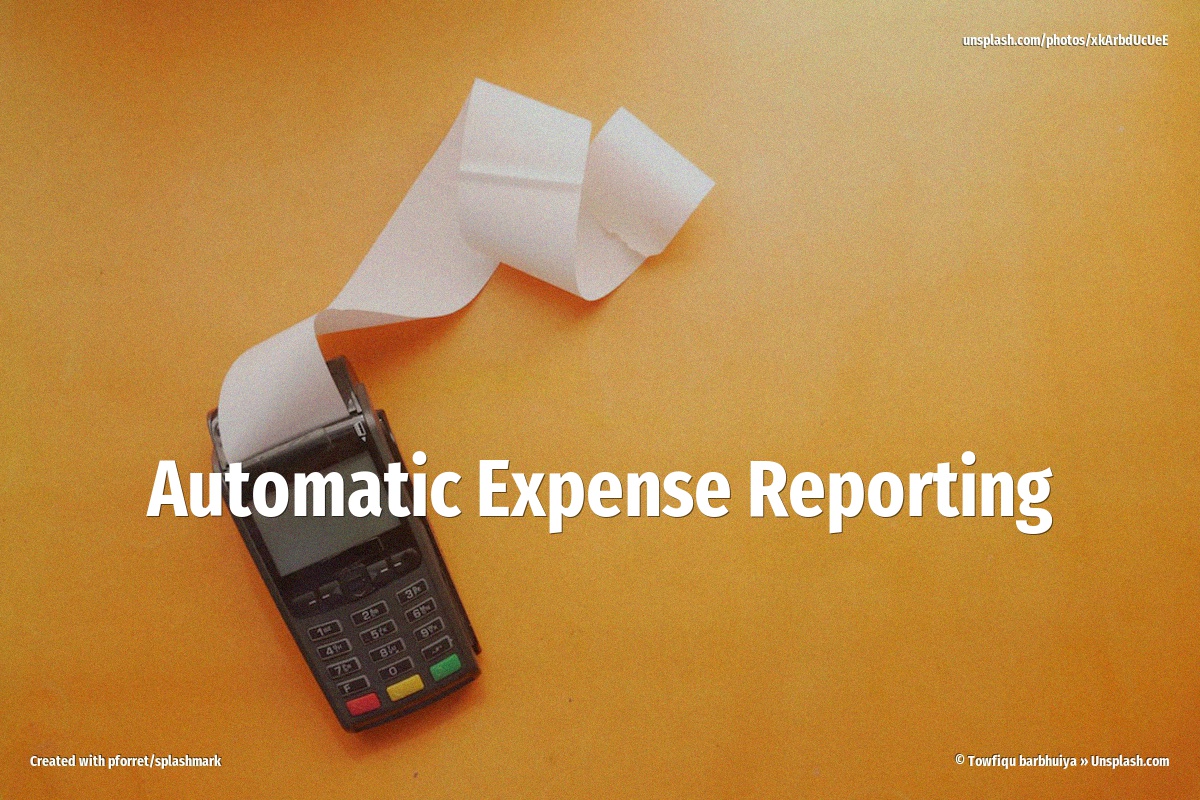 Automatic Expense Reporting